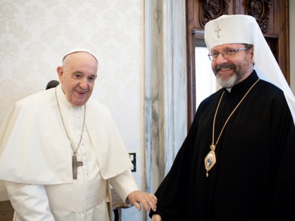Patriarch Sviatoslav tells of Ukrainian problems to Pope