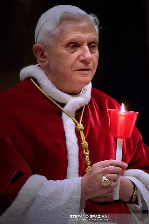 Pope Emeritus Benedict XVI reposes in the Lord
