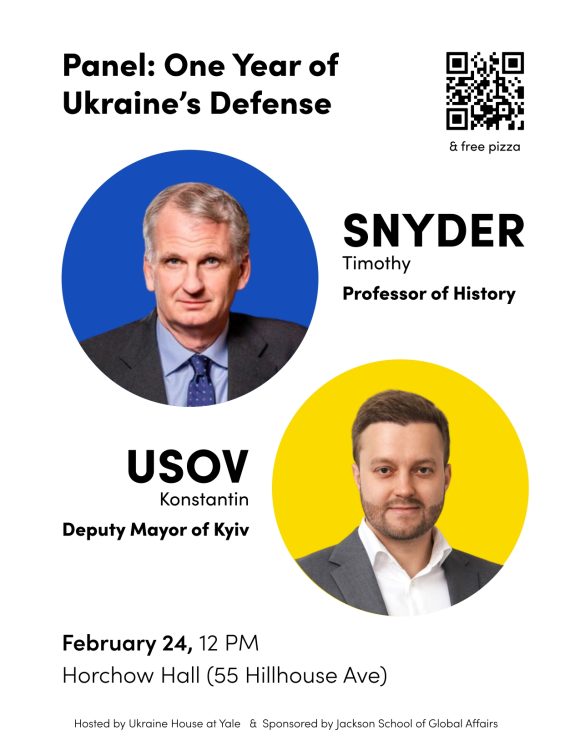 Panel discussion with Timothy Snyder and Konstantin Usov