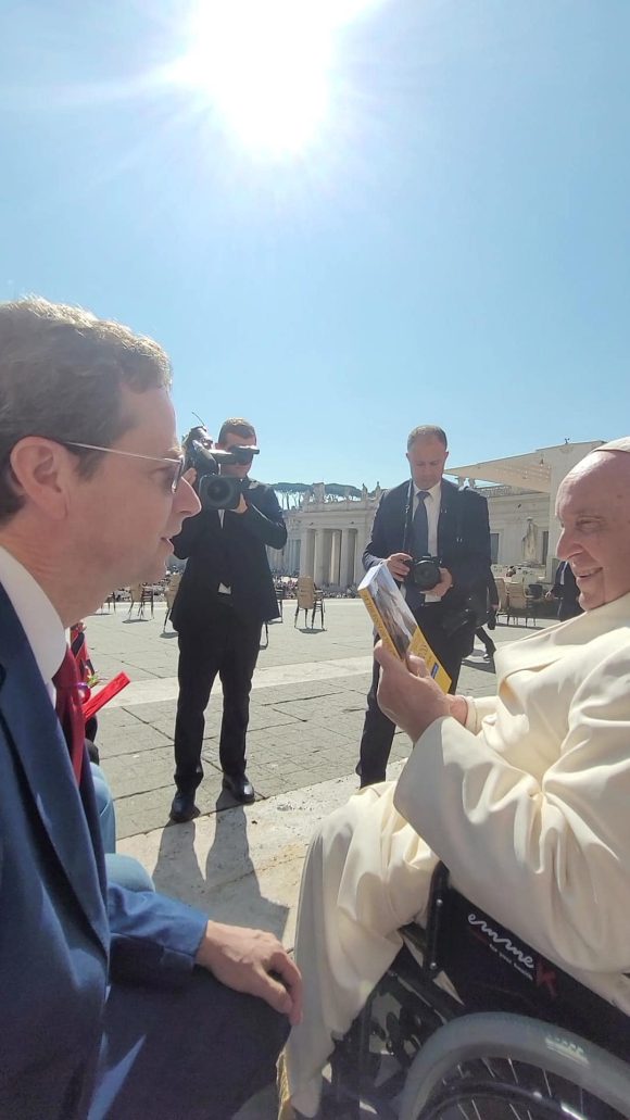 John Burger speaks with Pope