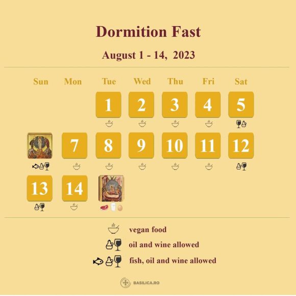 The Dormition Fast Guide